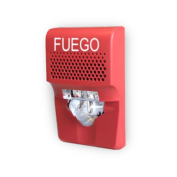 ALARMA SONORA LUMINOSA  75DB