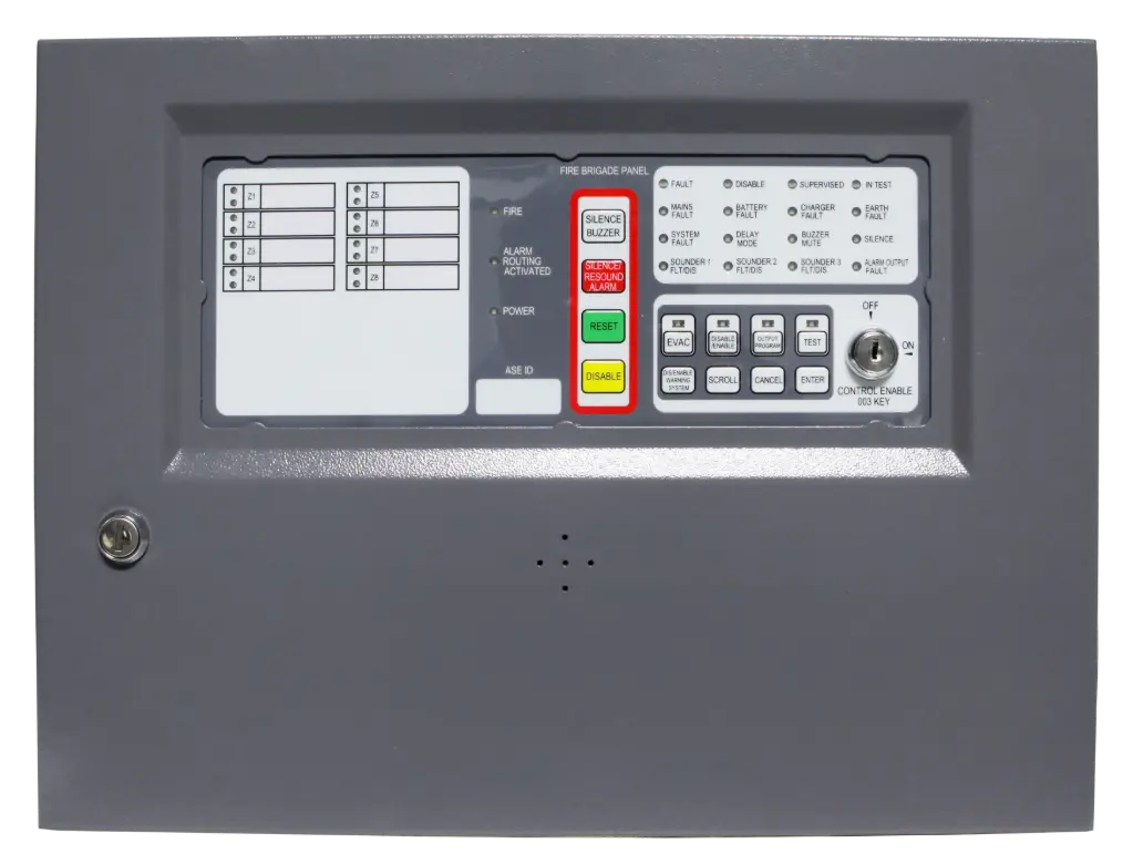 PANEL CONVENCIONAL 8 ZONAS GST